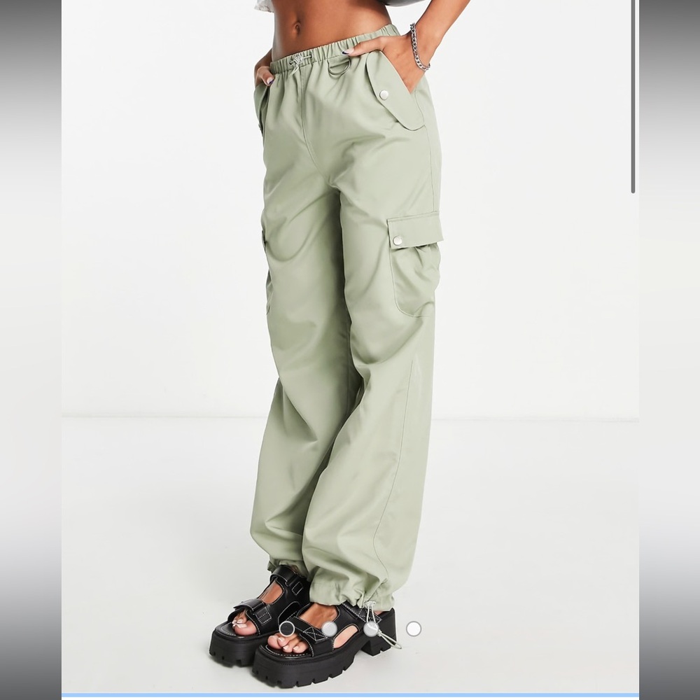 Emory Park Light Green Cargo Joggers